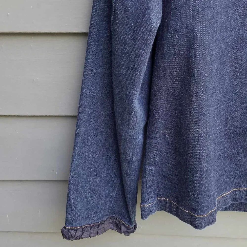 Liz Claiborne Denim Jacket Size Large - Picture 4 of 14